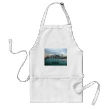 Miami Florida Skyline Apron