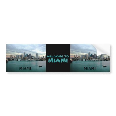 Miami Bumper Sticker