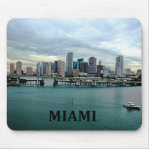 Miami Florida Skyline Mousepad