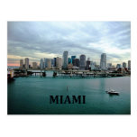 Miami Florida Skyline Postcards