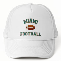MIAMI FOOTBALL hats by dgpaulart MIAMI FOOTBALL hats