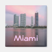 Miami Fridge Magnet