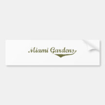 Miami Gardens  Revolution t shirts Bumper Stickers