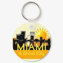MIAMI Great City Keychain by samappleby MIAMI Great City Keychain