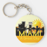 MIAMI Great City Keychain
