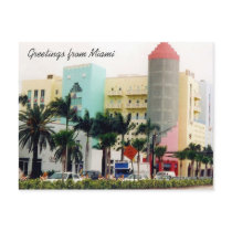 miami greetings postcards by cardart miami greetings postcards