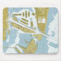 Miami Harbor Chart Mouse Pad - mousepads by sailorpatp Miami Harbor Chart Mouse Pad - mousepads