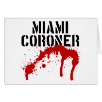 Miami Metro PD Coroner cards