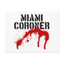 Miami Metro PD Coroner Postcard
