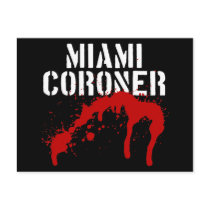 Miami Metro PD Coroner postcards