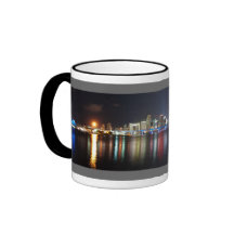 Miami night panorama - Coffee Mug