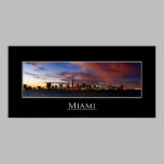 Miami Panorama Poster