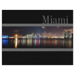 Miami skyline at night - Flyer