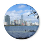Miami Skyline Refrigerator Magnets