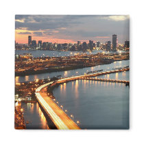 Miami Skyline magnets