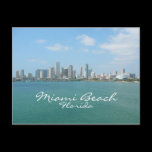 Miami Skyline, Miami Beach, Florida Postcards