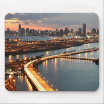 Miami Skyline mousepads