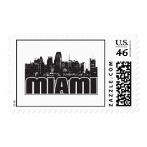 Miami Skyline Stamp