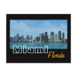 Miami Skyline Post Card
