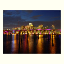 Miami Skyline posters