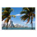 Miami skyline print