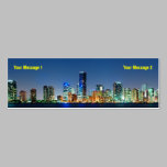 Miami Skyline Skinny Business Card