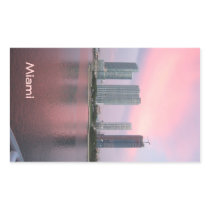 Miami sunrise sticker