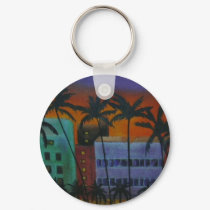 Miami Sunset keychains by MissRupert Miami Sunset keychains