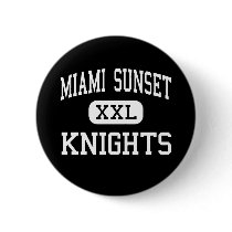 Miami Sunset - Knights - High - Miami Florida buttons by customteamsportswear Miami Sunset - Knights - High - Miami Florida buttons