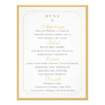 Miami  Wedding Menu card