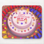 Mia's Birthday Cake Mousepads