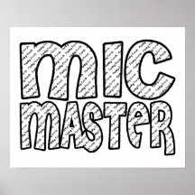 Mic Master Funky Fresh Posters