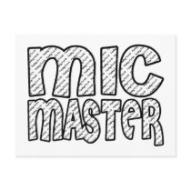Mic Master postcards