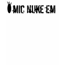 mic nuke em bomb LADIES SHIRT by MICNEUKAM mic nuke em bomb LADIES SHIRT