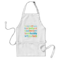 Micah 6:8 aprons