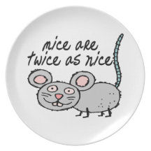 Mice Are Twice As Nice Party Plates