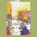 Mice Children Eating Cards