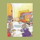 Mice Children Eating Post Card
