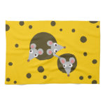 Mice in cheese kitchen towels