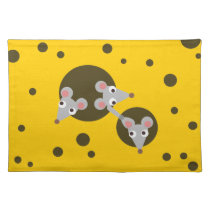 Mice in cheese placemats