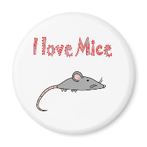 Mice Refrigerator Magnet