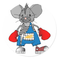 Mice Mike American Apparel T-Shirts and Gifts stickers