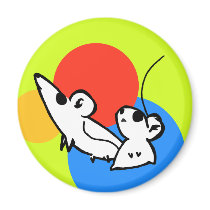 Mice Spots - Magnet by iamthatis Mice Spots - Magnet