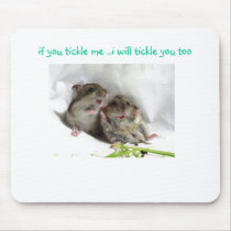 mice tickling mouse pad