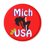 Mich USA Magnet