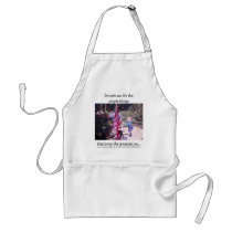 michael at the waterpump apron