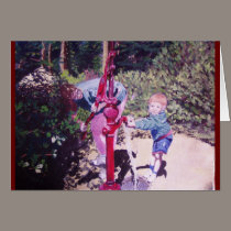 michael at the waterpump cards