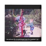 michael at the waterpump refrigerator magnet