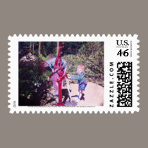 michael at the waterpump stamps