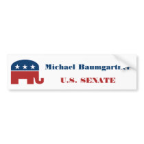 Michael Baumgartner for U.S. Senate Bumper Sticker